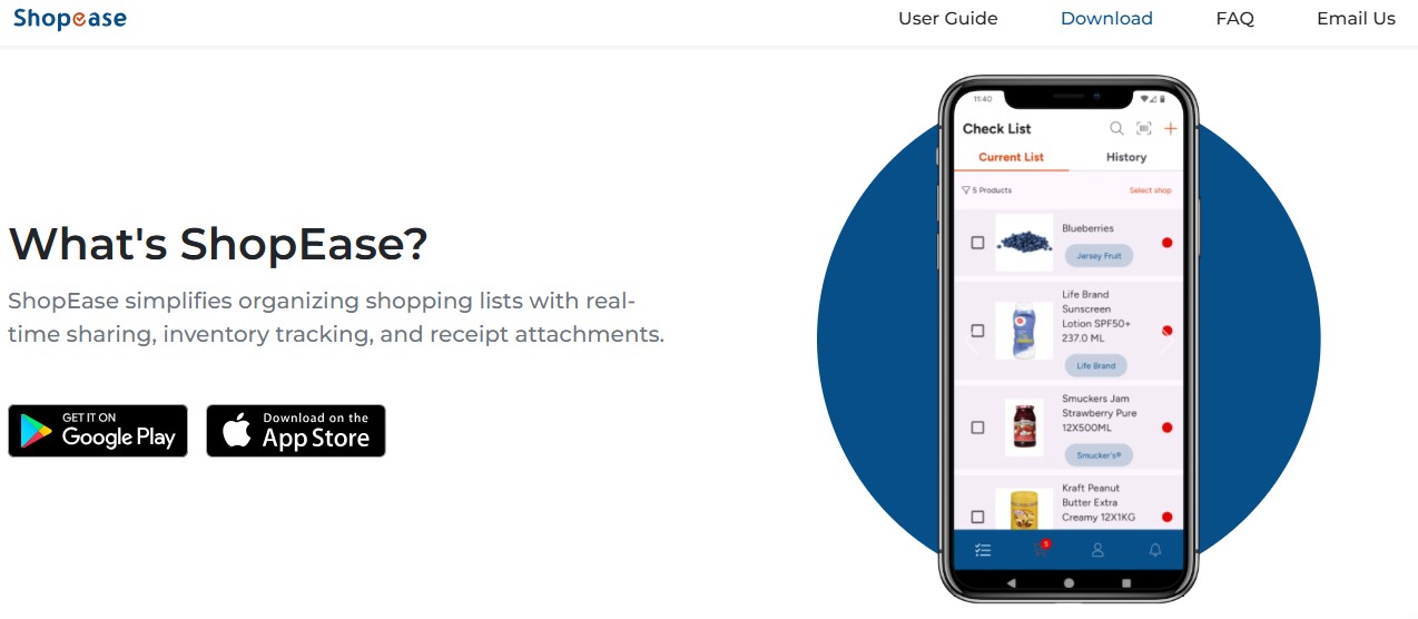 ShopEase project screenshot